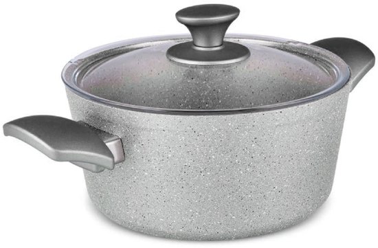 BASOO BIOGRANIET 4-DELIGE INDUCTIE PANNENSET – DUURZAAM, KRASBESTENDIG & STIJLVOL, GRIJS - Image 2