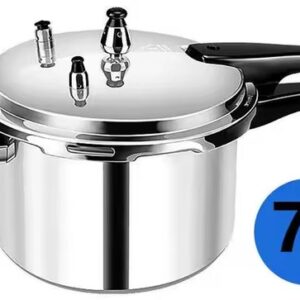 Basoo 7L Snelkookpan – Grote Aluminium Pressure Cooker voor Gasfornuis – 20 cm Diameter