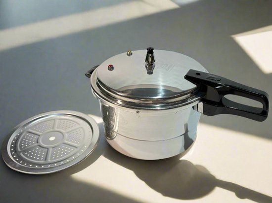 Basoo 7L Snelkookpan – Grote Aluminium Pressure Cooker voor Gasfornuis – 20 cm Diameter - Image 2