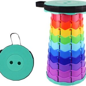BASOO DRAAGBARE STOEL/ OPVOUWBARE KRUK: JOUW DRAAGBARE COMFORT OPLOSSING - MULTI KLEUR