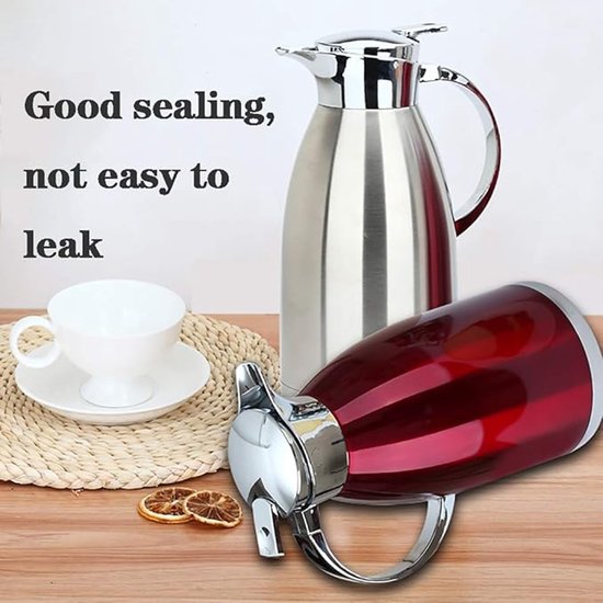 Basoo Thermos Vacuüm Flask Wit: 2500 ml, Roestvrij Staal, Voor Jarenlang Plezier - Image 3