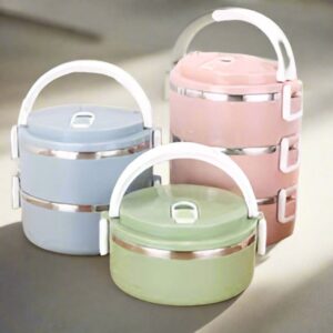 Basoo 4-delige hotpot – Lunchbox - Meal Prep Bakjes - Vershoudbakjes - Multikleur