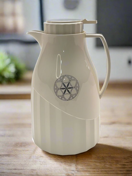 Basoo Thermos/Vacuümfles Wit: 2500 ml, Dubbelwandig Geïsoleerd – Jouw Drankje Altijd op de Perfecte Temperatuur - Image 3