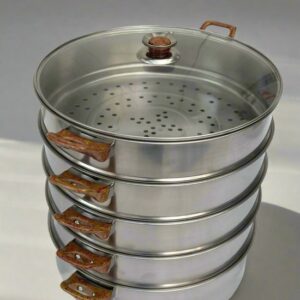 BASOO MANTO 5 -LAAGS ROESTVRIJ STALEN STOOMKOKER: BEHOUD DE SMAAK EN VOEDINGSSTOFFEN