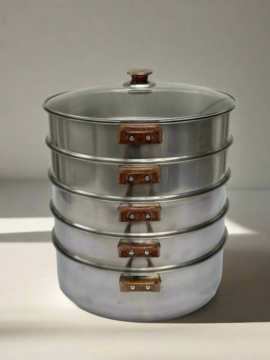 BASOO MANTO 5 -LAAGS ROESTVRIJ STALEN STOOMKOKER: BEHOUD DE SMAAK EN VOEDINGSSTOFFEN - Image 2