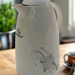 Basoo Thermos/Vacuümfles Wit: 2500 ml, Dubbelwandig Geïsoleerd – Jouw Drankje Altijd op de Perfecte Temperatuur