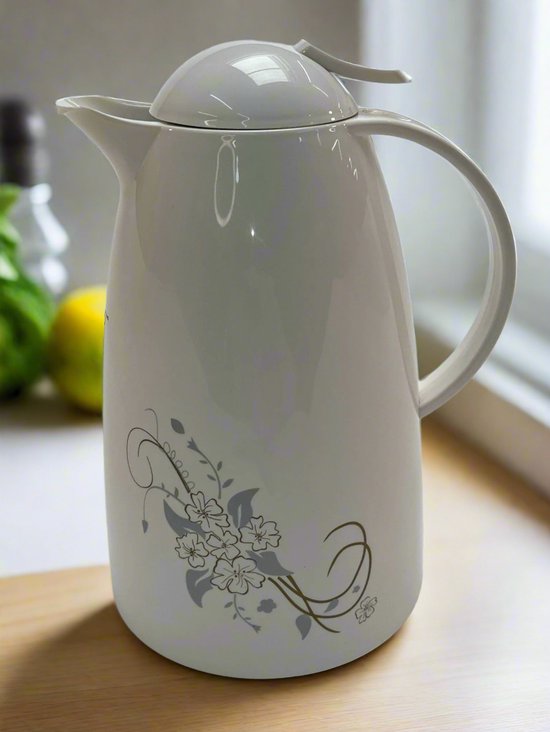 Basoo Thermos/Vacuümfles Wit: 2500 ml, Dubbelwandig Geïsoleerd – Jouw Drankje Altijd op de Perfecte Temperatuur - Image 3