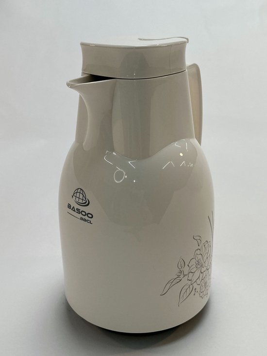 Basoo Thermos/Vacuümfles Wit: 2500 ml, Dubbelwandig Geïsoleerd – Jouw Drankje Altijd op de Perfecte Temperatuur - Image 4